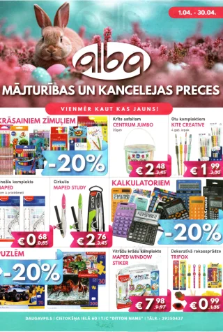  - Alba akcijas buklets