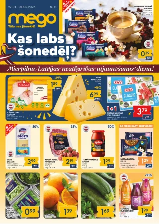 Mego • akcijas buklets
