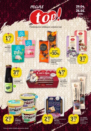 Lielo veikalu Top! akciju buklets un atlaides - Top! • Lielo veikalu akciju buklets