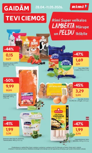 Rimi Super buklets: Mārupe (Lamberta) un Ikšķile (Peldu) - Rimi • Super buklets: Mārupe (Lamberta) un Ikšķile (Peldu)